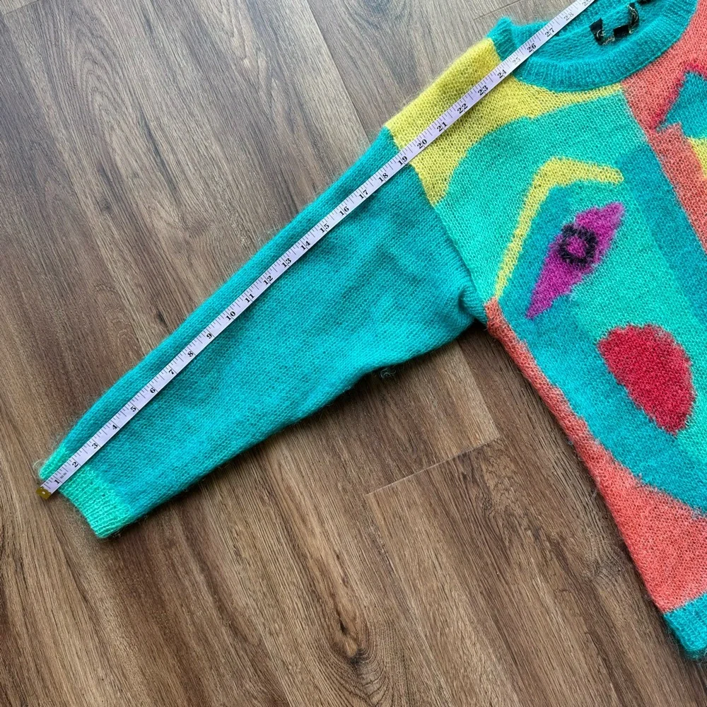 Jeanne Pierre 80s Picasso Mohair Blend Sweater Women's P